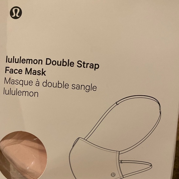 Brand New Lululemon Face Mask - Ballet Slipper - Picture 2 of 2